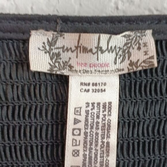 Free People Intimately Smokin N Rockin Black Bodysuit Sz M Whimsigoth, Fairygoth - Picture 3 of 12